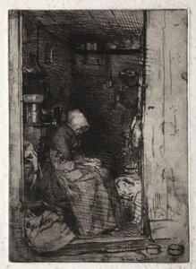Zwölf Radierungen aus der Natur: La Veille aux Loques von James McNeill Whistler