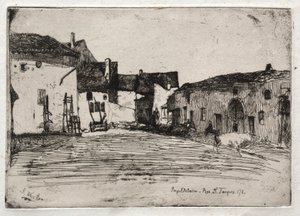 Zwölf Radierungen aus der Natur: Liverdun von James McNeill Whistler