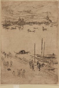 Aufrechtes Venedig von James Abbott McNeill Whistler