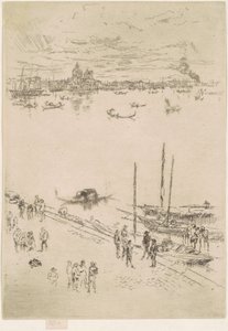 Aufrechtes Venedig von James Abbott McNeill Whistler