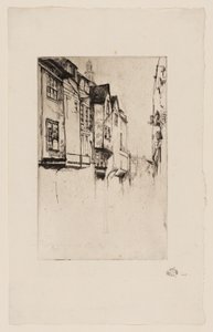 Wych Street, London von James Abbott McNeill Whistler