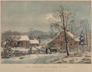 Winterlandschaft in Neuengland