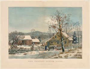 Winterlandschaft in Neuengland, 1861