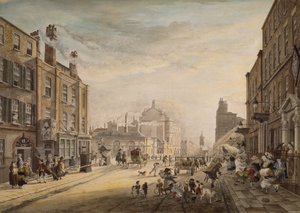 Blick auf den Hanover Square mit Holles Street, London von James Miller