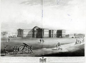 Südostansicht des neuen Regierungshauses, Kalkutta von James Moffat