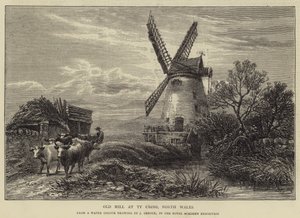 Alte Mühle bei Ty Corss, Nordwales