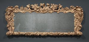 Überkaminspiegel, um 1740 von James Pascall