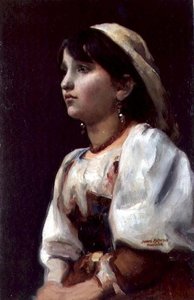 Italienisches Mädchen, ca. 1890