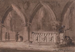Figuren an einem Grab von James Pattison Cockburn