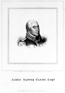 James Napper Tandy, graviert von James Heath, 1815 von James Petrie