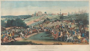 Ostermontag. 1. Den Hirsch bei Buckits Hill, Epping Forest, austreiben