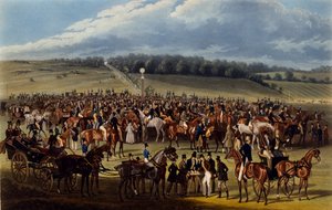Der Wettposten, Druck von Charles Hunt, 1836