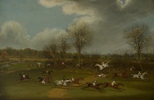 Das St Albans Grand Steeplechase vom 8. März 1832, 1832-33 von James Pollard