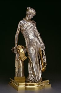 Figur der Sappho stehend, 1848 von James Pradier