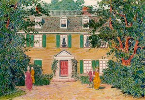 Das Quincy-Haus, Neuengland, USA, 18. Jahrhundert, 1921