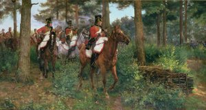 Ein Vorpostengefecht, die 9. Husaren der 1. Armee Napoleons 1806