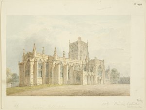 Nordostansicht der Kathedrale von Bristol, ca. 1830 von James R. Thompson