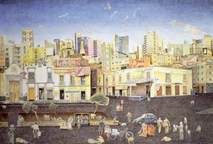 Friseur auf der Plaza Roldan, 2001 von James Reeve