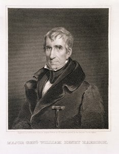 Generalmajor William Henry Harrison, graviert von Richard W. Dodson von James Reid Lambdin