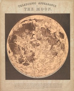 Teleskopische Erscheinung des Mondes von James Reynolds