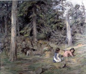 Um ein Lagerfeuer von James Riddel