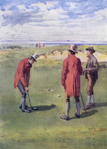 Golfer auf Leith Links