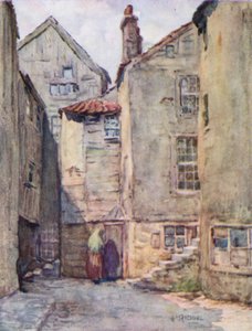 Alte Häuser, College Wynd von James Riddel