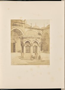 Waschbrunnen im Hof der Neuen Moschee von James Robertson