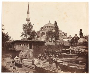 Echelle de Tophanna [Istanbul. Moschee mit einem Minarett] von James Robertson