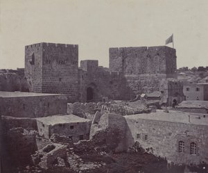 Jerusalem - Abschnitt der Altstadt von James Robertson