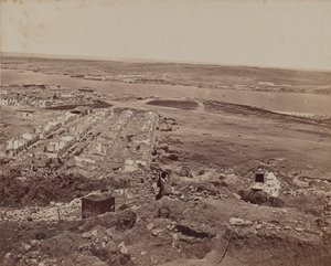 Überreste von Steingebäuden