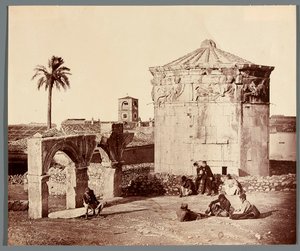 Turm der Winde, Athen von James Robertson