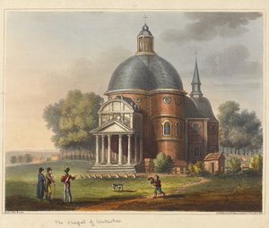 Die Kapelle von Waterloo, aus 