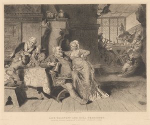Jack Falstaff und Doll Tearsheet von James S. King