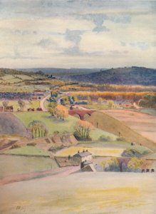 Blick über Merstham und Redhill, von Alderstead von James S Ogilvy