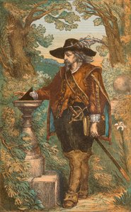 Ein Gentleman der Stuart-Periode, 17. Jahrhundert von James Sangster and Co