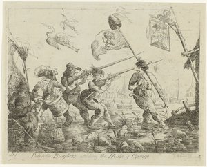 Karikatur auf Goejanverwellesluis, 1787 von James Sayers