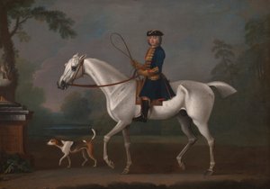 Sir Roger Burgoyne reitet "Badger" von James Seymour