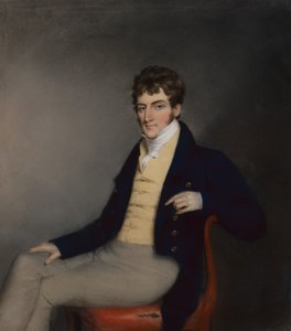 Porträt eines Gentlemans in einer gelben Weste, ca. 1795