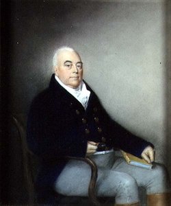 Porträt eines älteren sitzenden Herrn, ca. 1795 von James Sharples