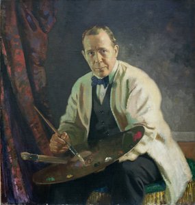 Porträt von Sir William Orpen von James Sinton Sleator