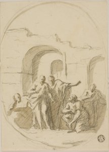 Sankt Paulus und Barnabas in Lystra von James Thornhill