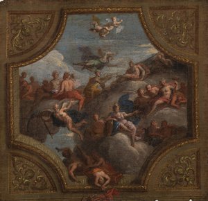 Skizze für eine Deckendekoration, 1700