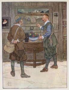 Illustration für Der vollkommene Angler von Izaak Walton von James Thorpe