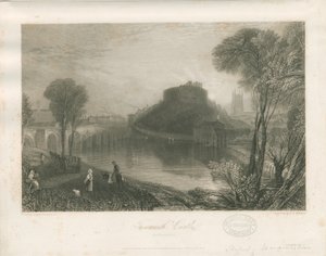 Tamworth Castle: Stahlstich, undatiert [ca. 1832] von James Tibbitts Willmore