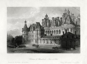 Chateau de Chambord, Loir-et-Cher, Frankreich, 1875 von James Tingle