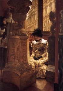 Im Louvre (Die Ästhetik) von James Tissot