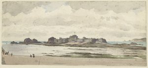 Schloss oder Festung an der Küste von James Tissot