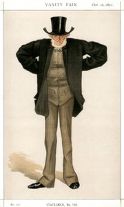 Newcastle upon Tyne, Joseph Cowen, britischer Politiker, 1872