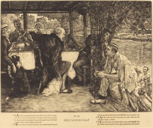 Das gemästete Kalb, 1882 von James Tissot